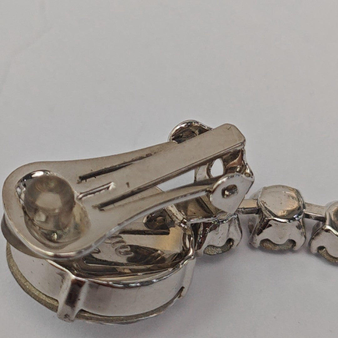 Metal Silver Clip On Earrings