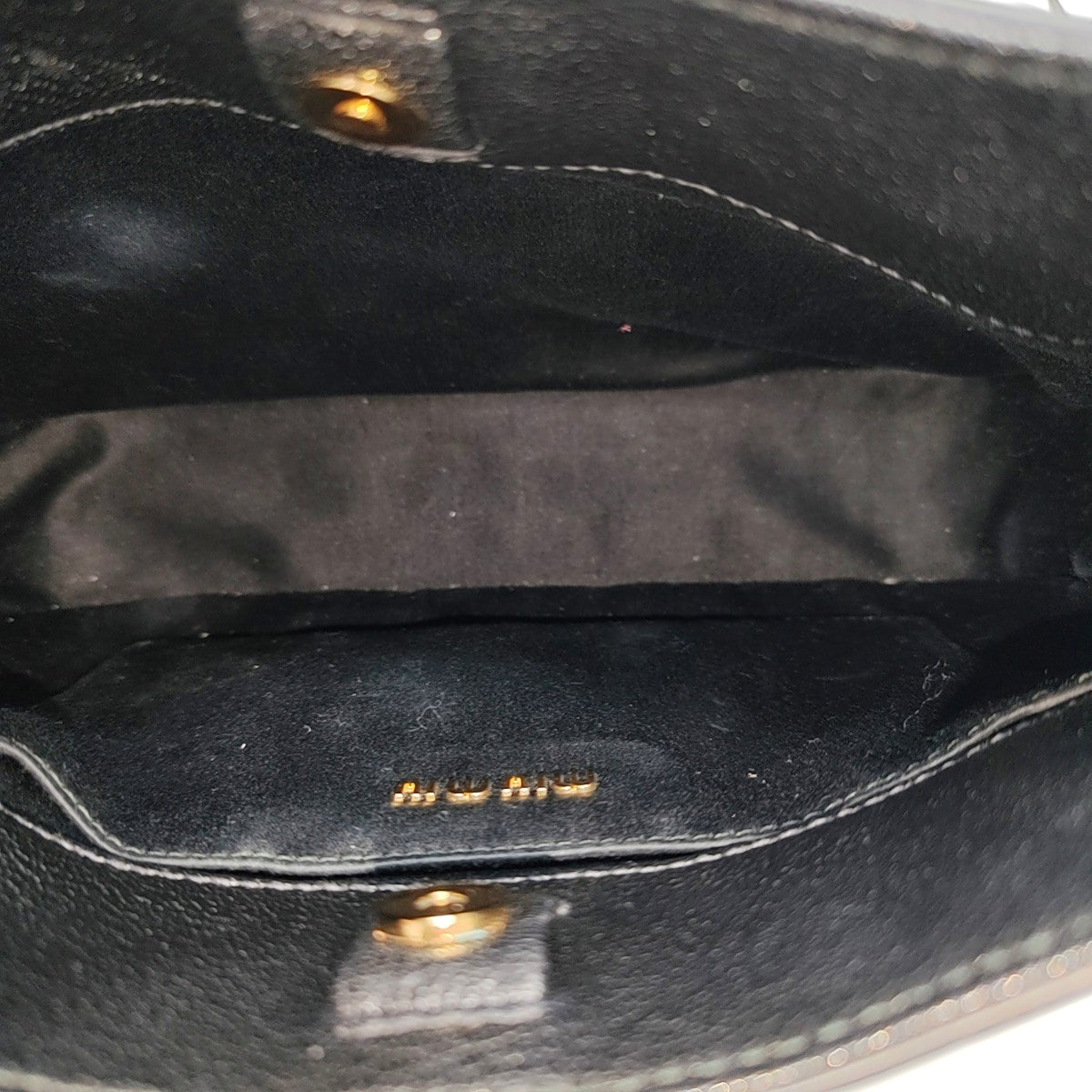 Calfskin Shoulder Bag Black