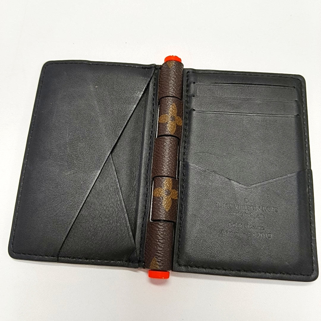 Monogram Coated Canvas Card Holder Mini Brown