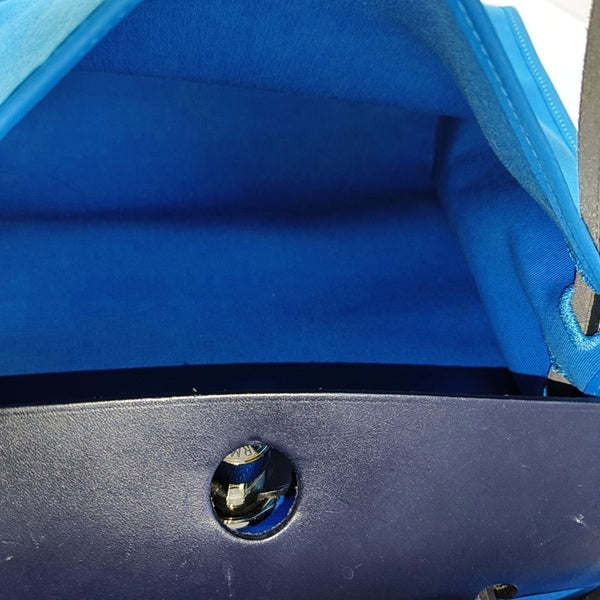 Authenticated pre-owned  Herbag 31 Canvas Blue - Shoulder Bag at Looply