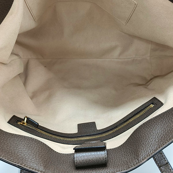 Ophidia Medium Monogram Coated Canvas Beige