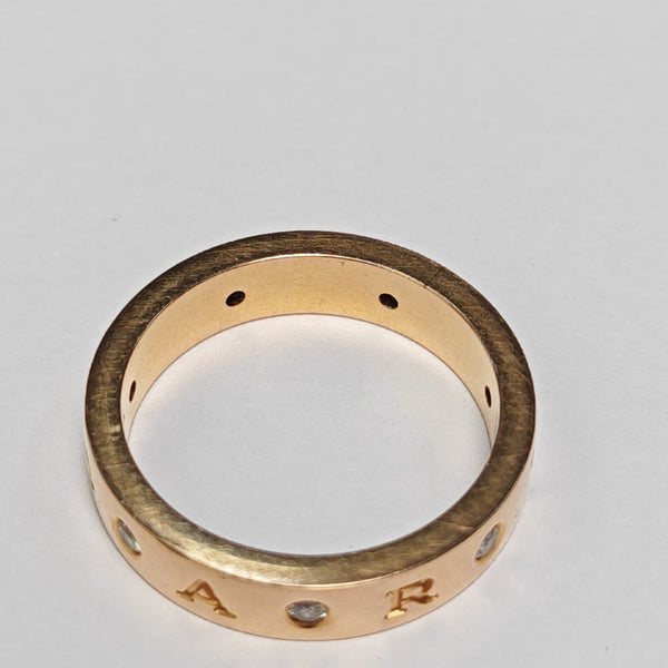 B.ZERO1 18k Rose Gold Ring EU 61
