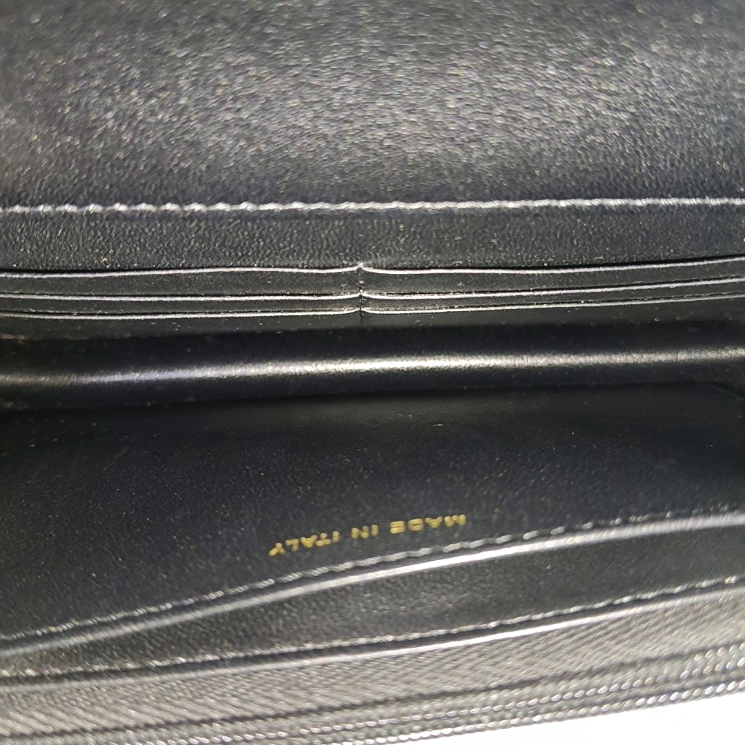 WOC Quilted Lambskin Black