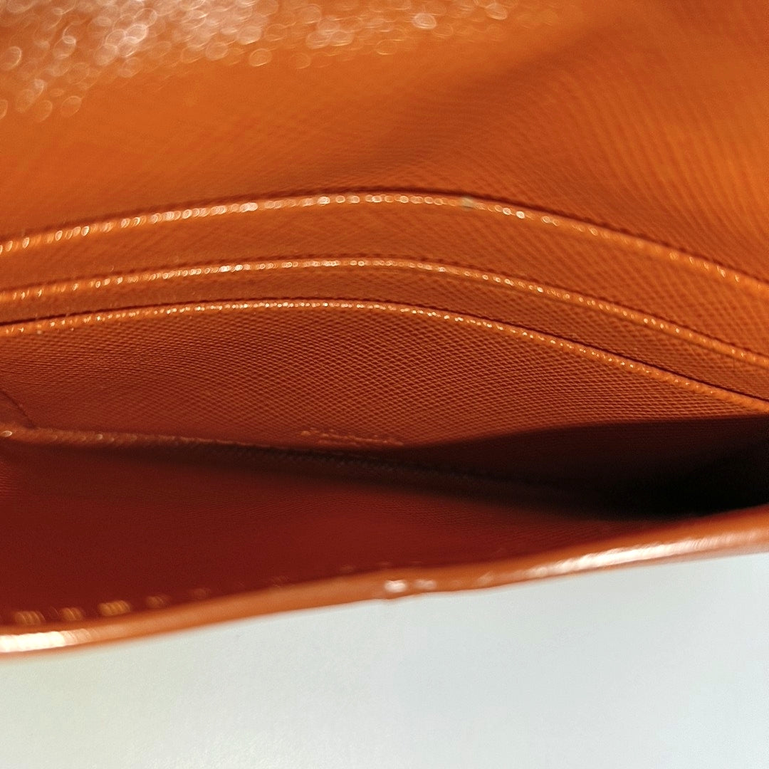 Calfskin Wallet Orange