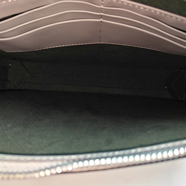 Calfskin Clutch Small Gray