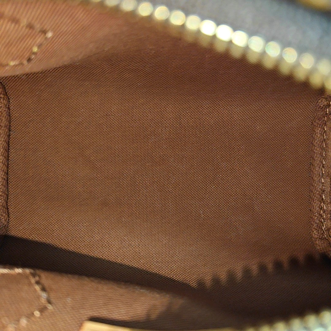 SPEEDY Nano Monogram Coated Canvas Brown