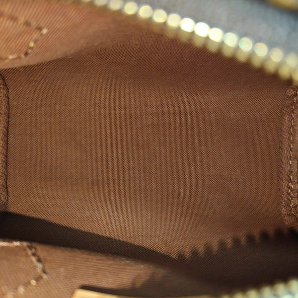 SPEEDY Nano Monogram Coated Canvas Brown