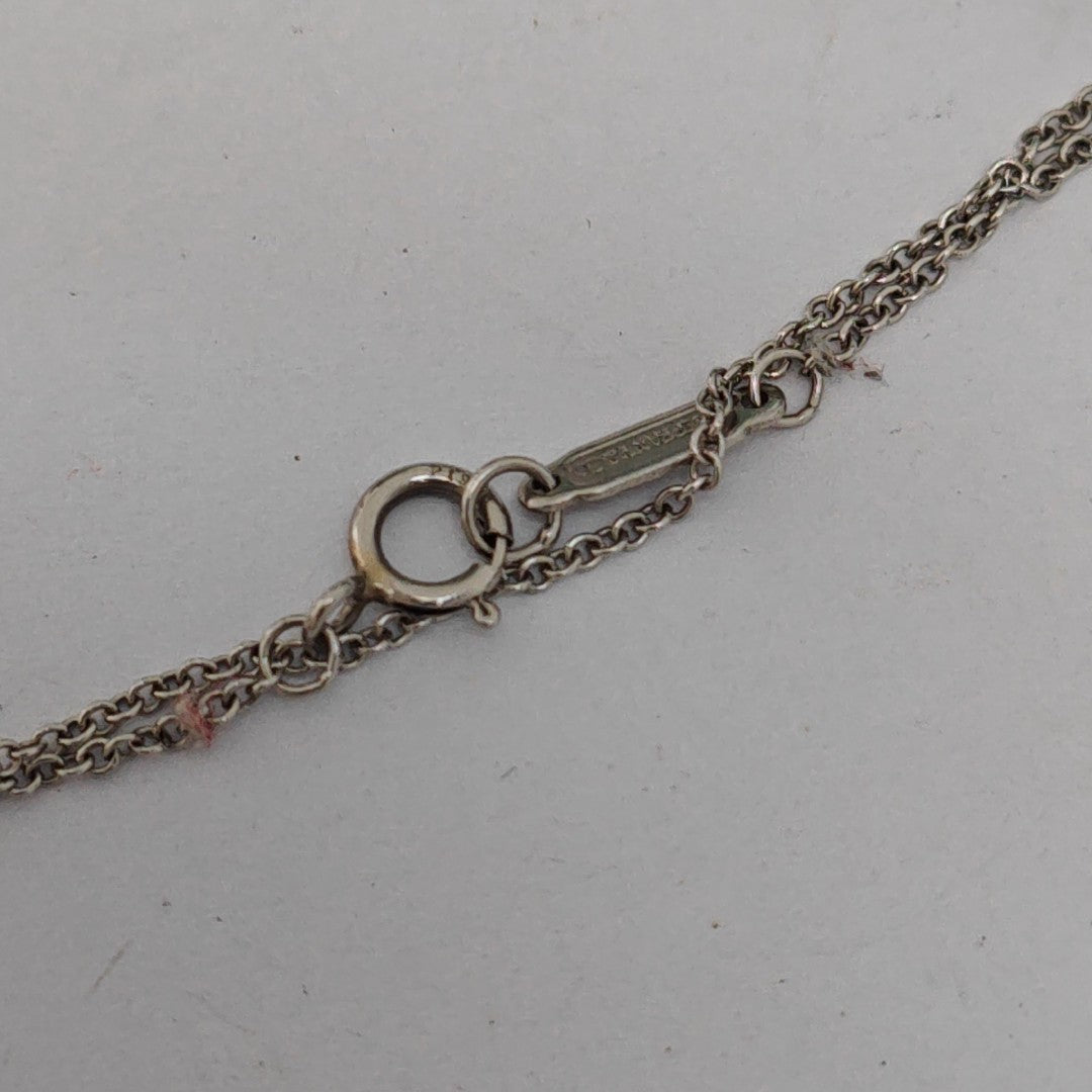 Tiffany Keys Platinum 950 Silver Necklace
