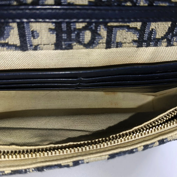 Saddle Mini Oblique Canvas Blue