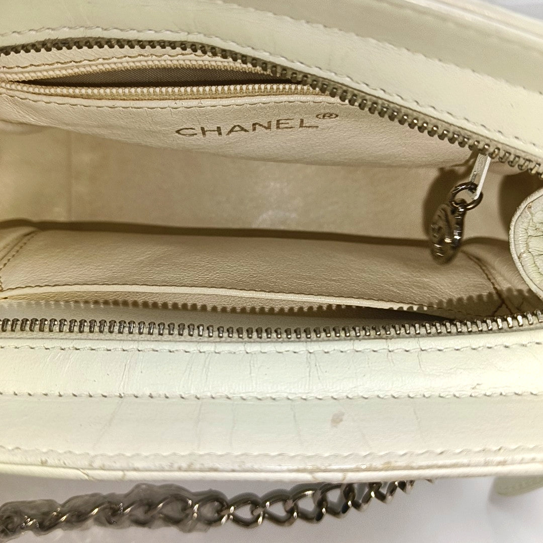 Quilted Lambskin White
