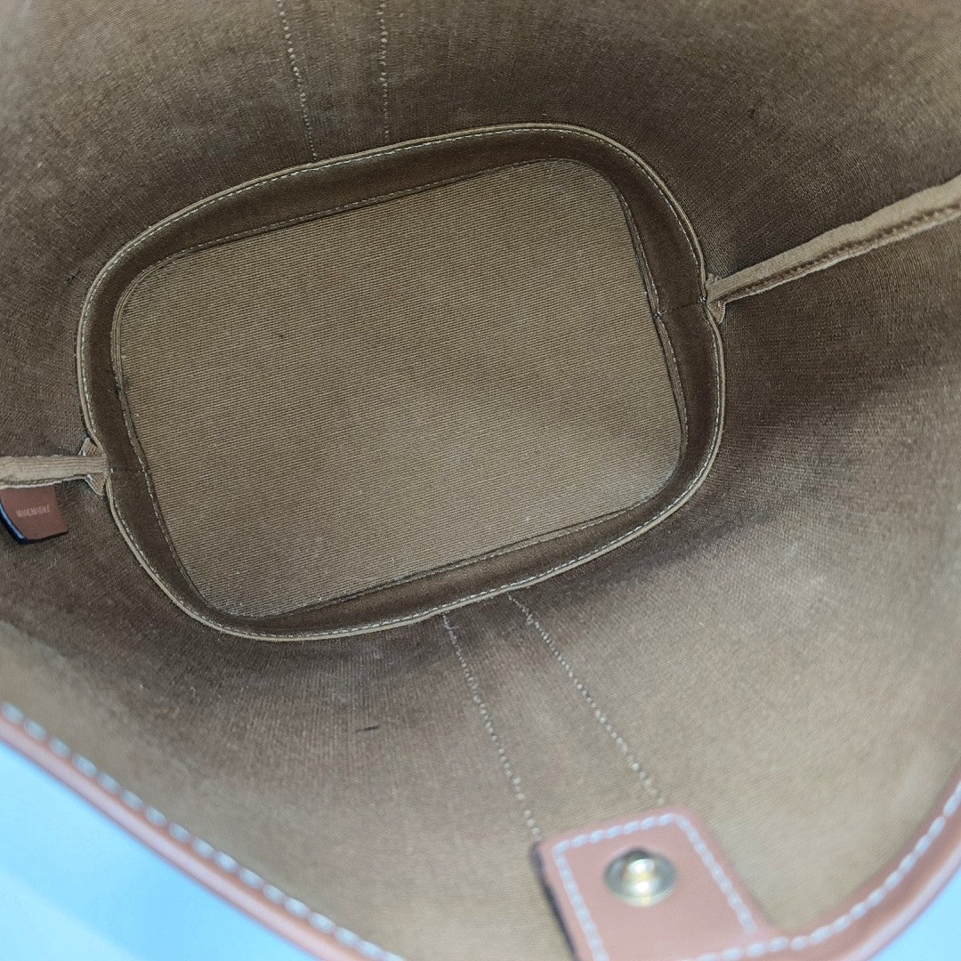 TRIOMPHE CANVAS Small Coated Canvas Brown