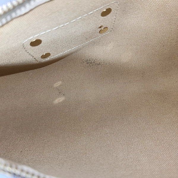 EVA Damier Azur Coated Canvas White