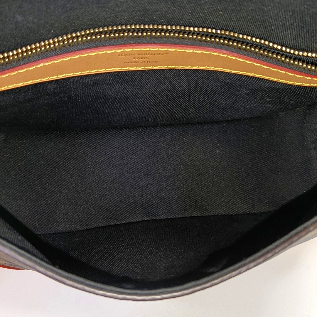 DIANE Monogram Coated Canvas Brown
