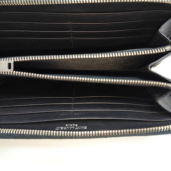 MONOGRAM Chevron Calfskin Black Wallet