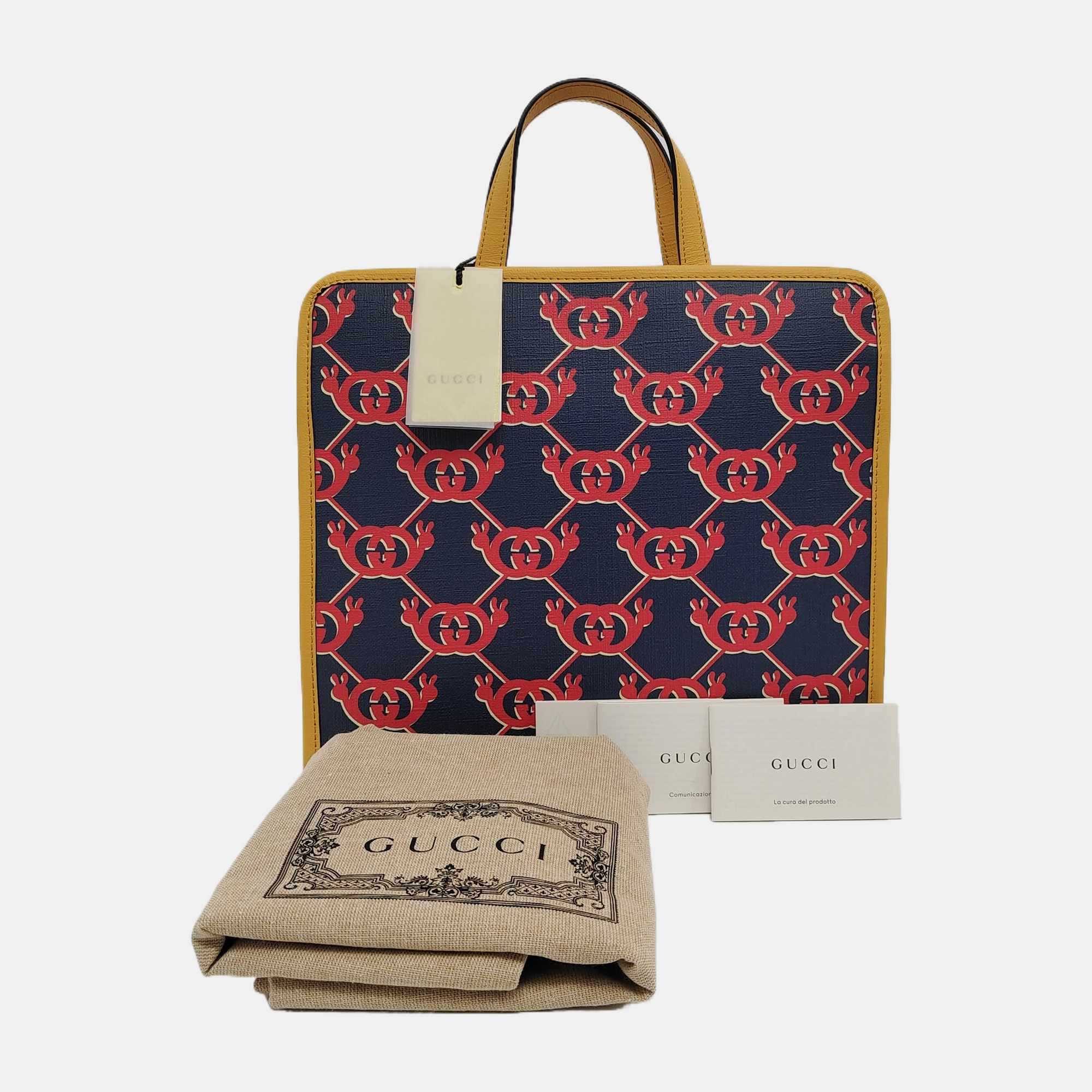 Monogram Coated Canvas Blue