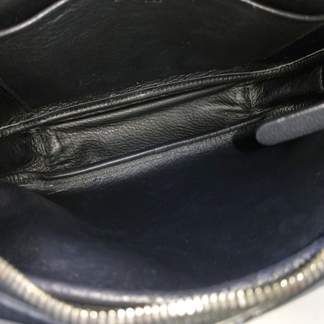 Calfskin Shoulder Bag Black