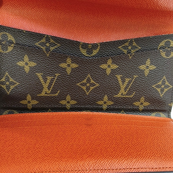 JOSÉPHINE Monogram Coated Canvas Brown Wallet