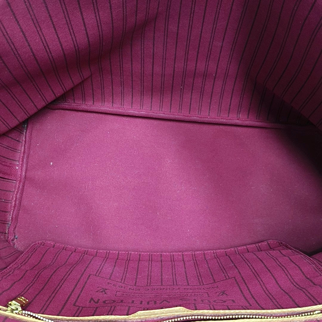 NEVERFULL Lona Revestida Monogram Marrón