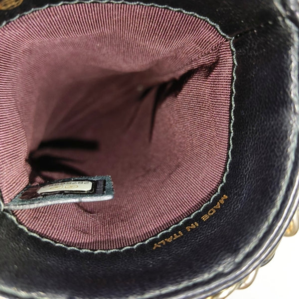 Lambskin Crossbody Bag Black