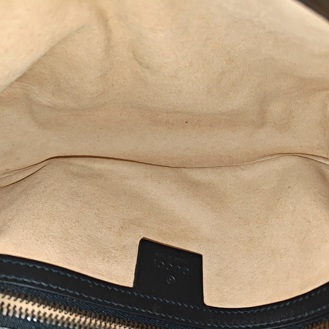 GG Marmont Medium Quilted Calfskin Black