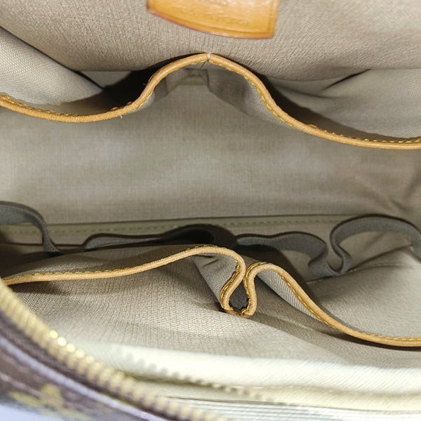DEAUVILLE Monogram Coated Canvas Brown