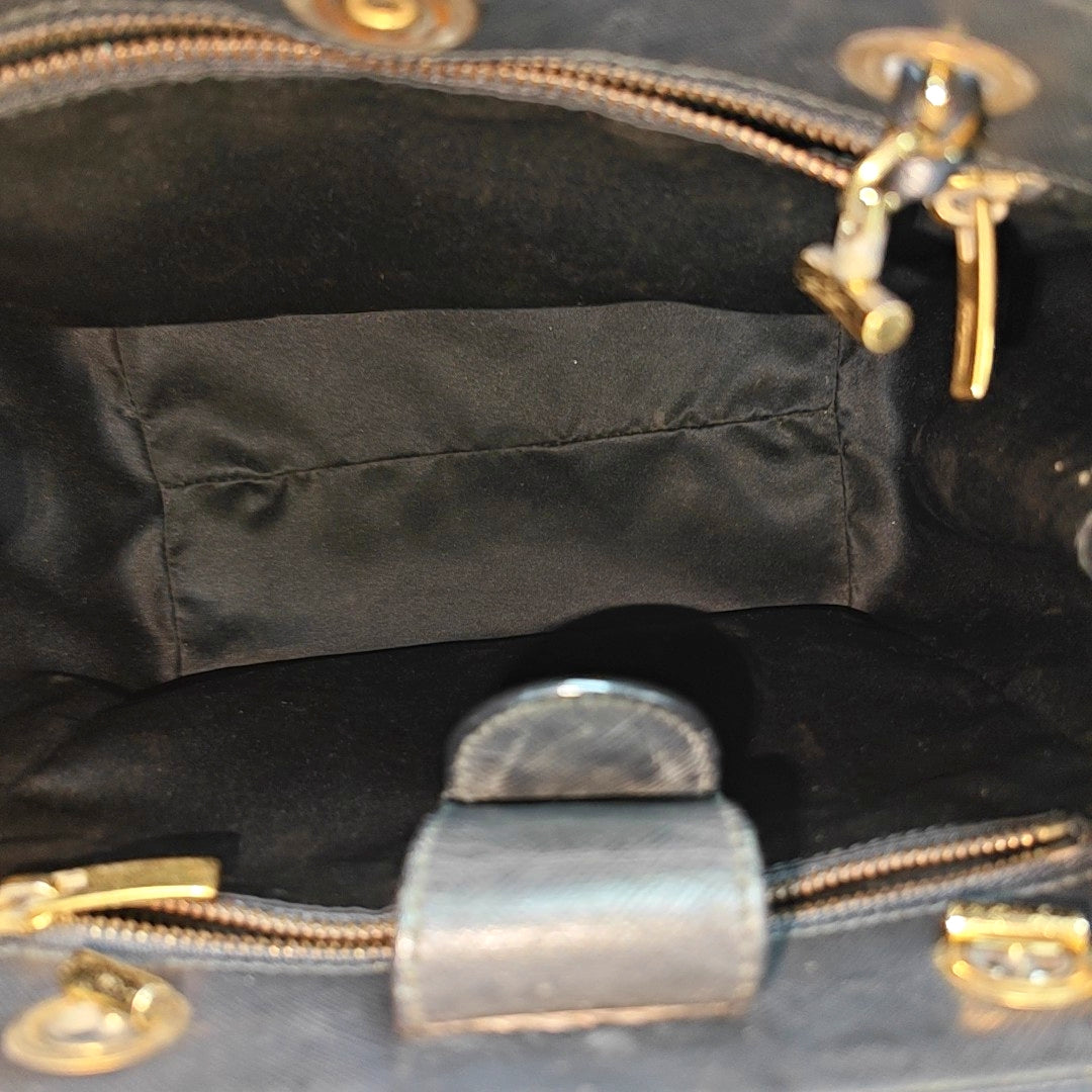 Calfskin Tote Bag Black