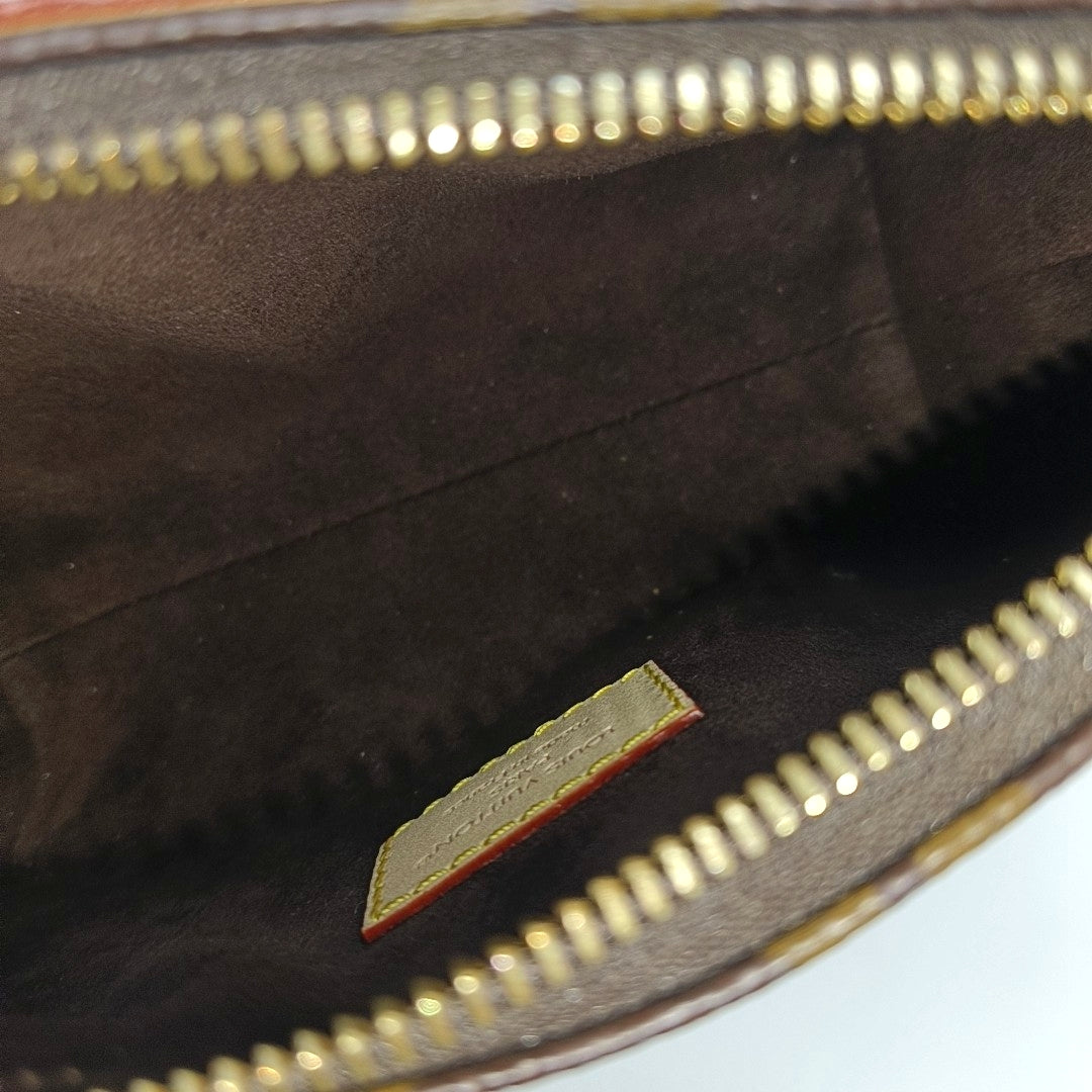 HILLS Monogram Coated Canvas Brown