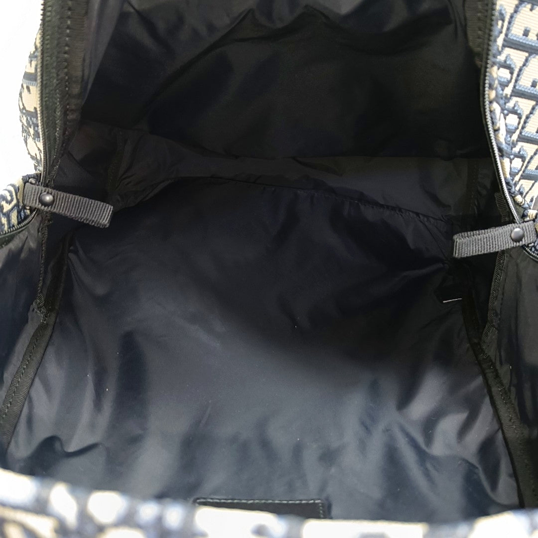 Diortravel Oblique Canvas Blue