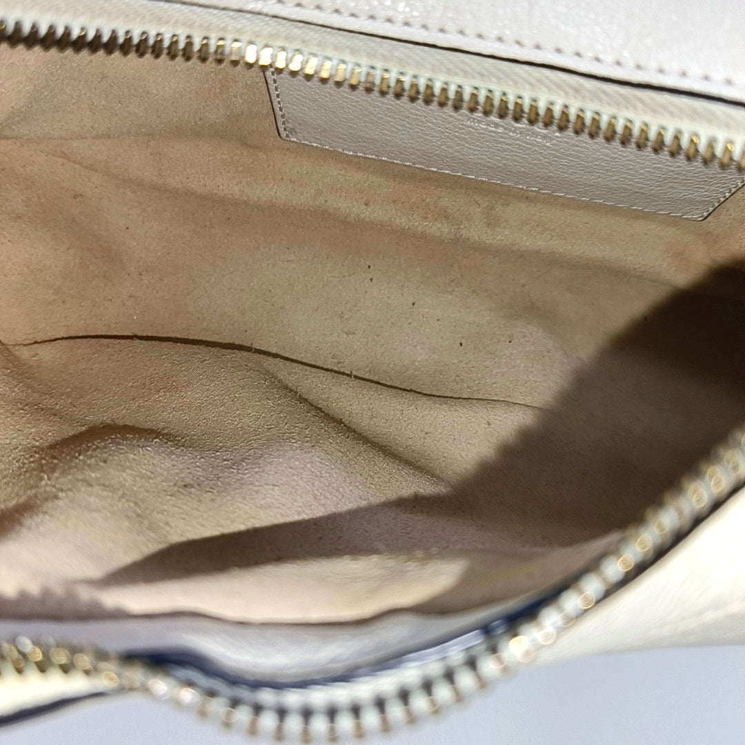 Aphrodite Small Calfskin White