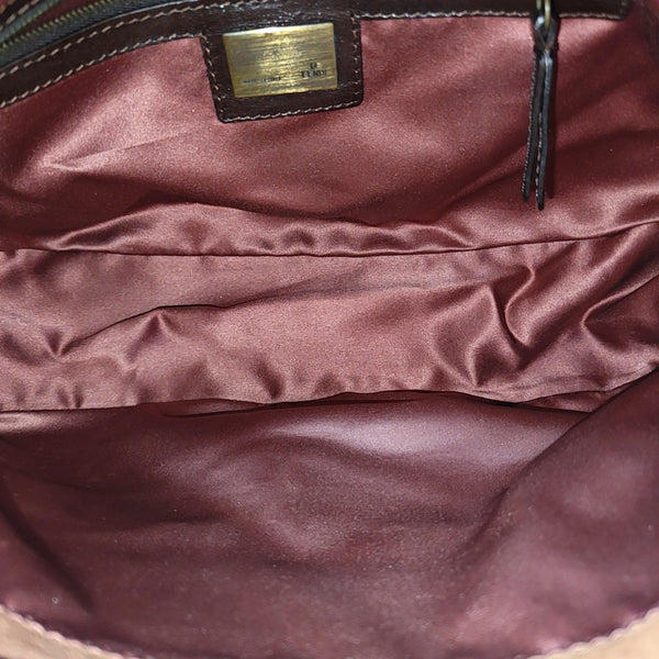 Suede Shoulder Bag Brown