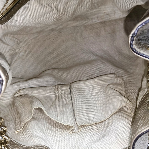 Soho Large Calfskin Beige