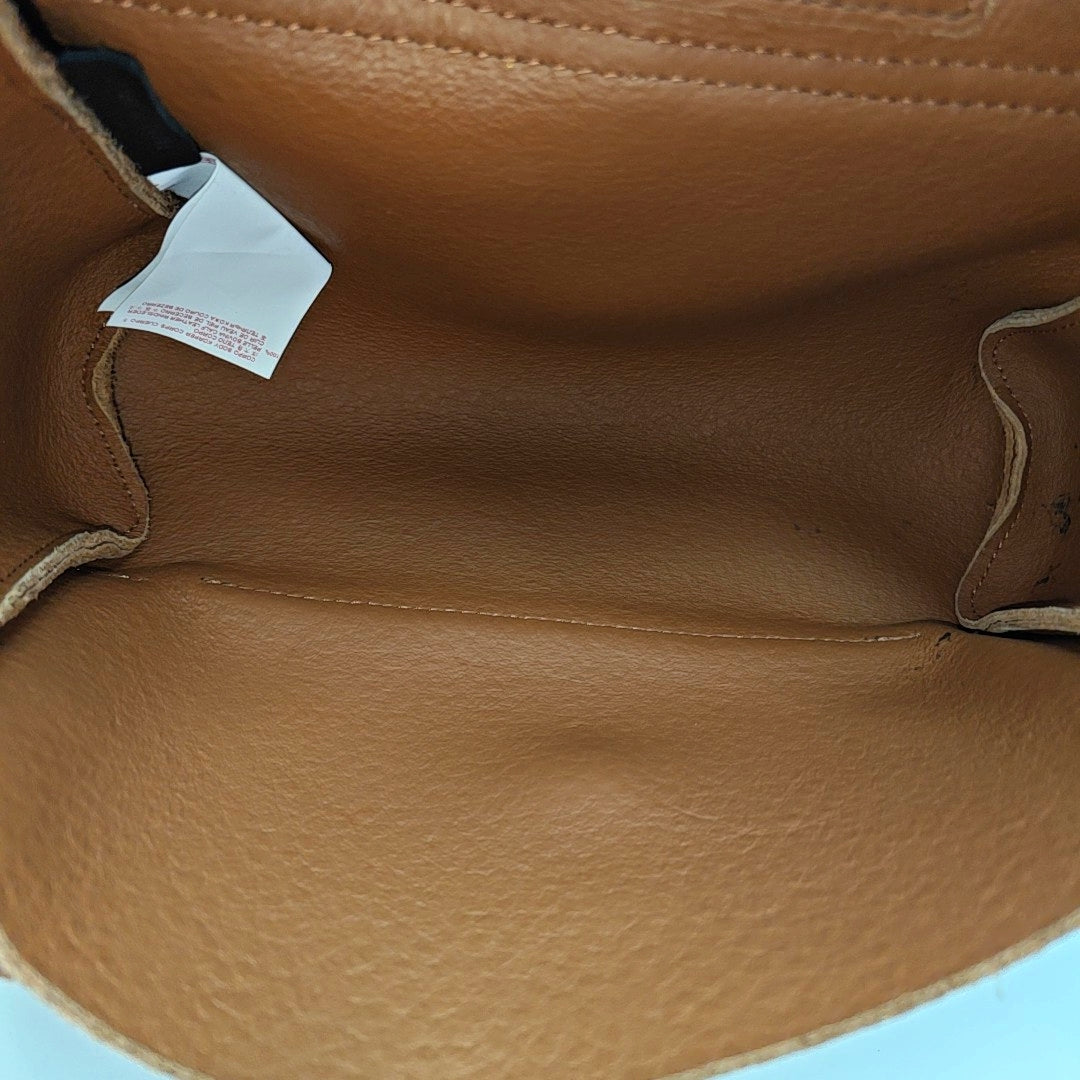 Calfskin Shoulder Bag Brown