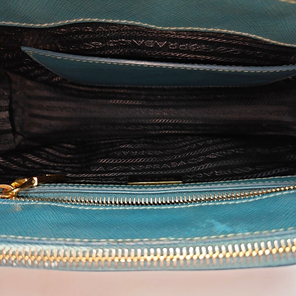 Galleria Medium Saffiano Calfskin Green