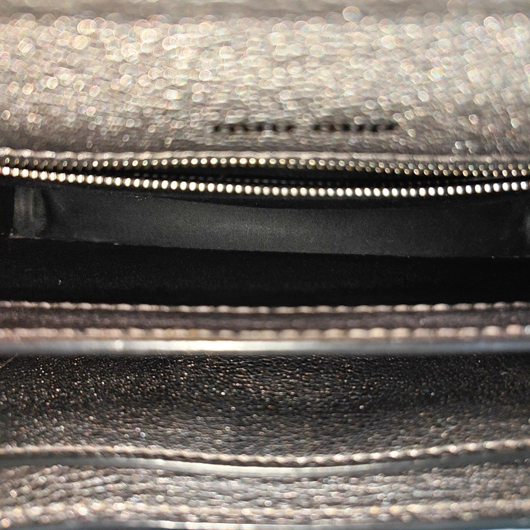 Miu Confidential Calfskin Silver