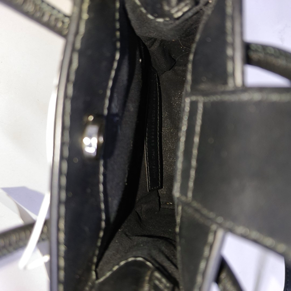 Shopping Bag Calfskin Black