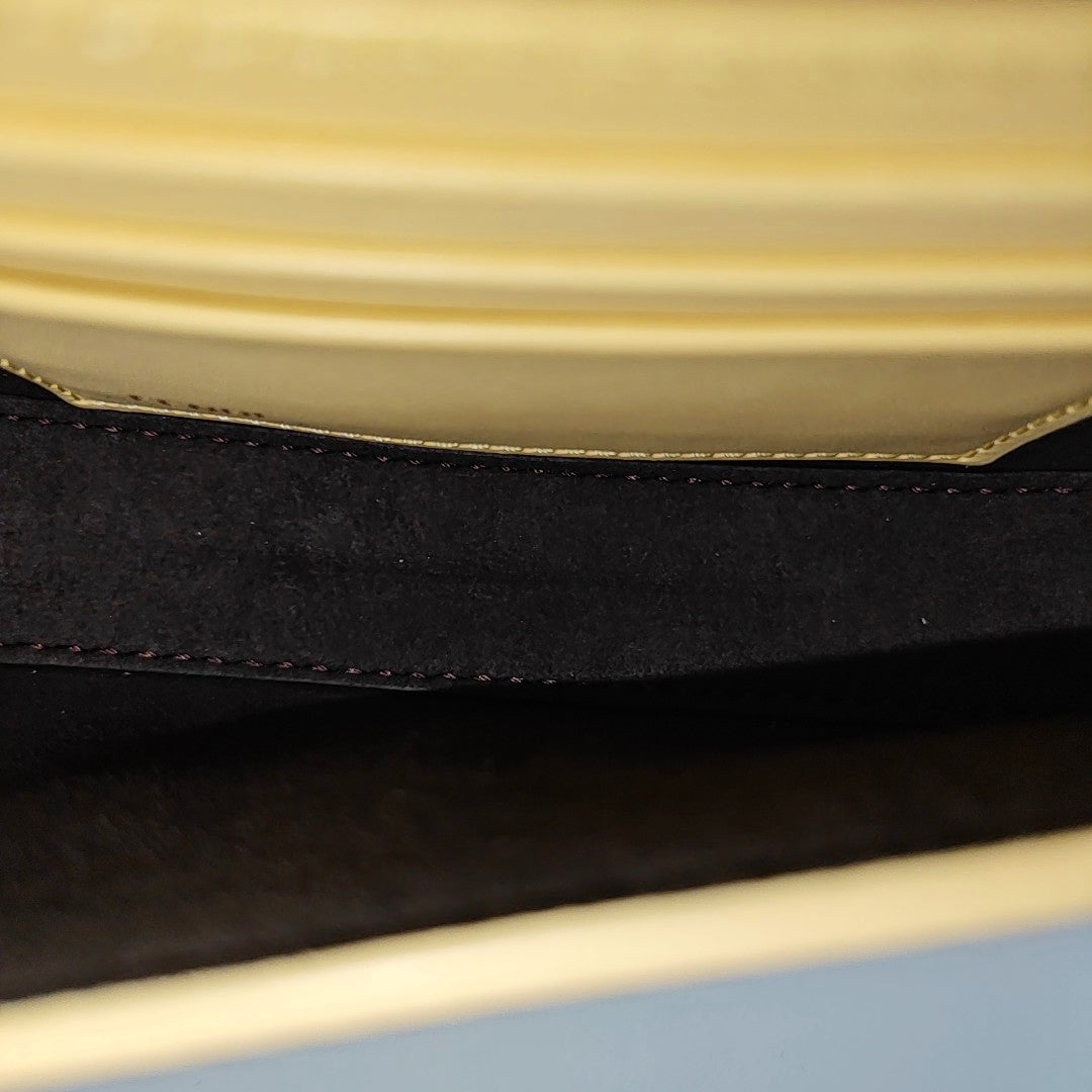 Fendigraphy Calfskin Yellow