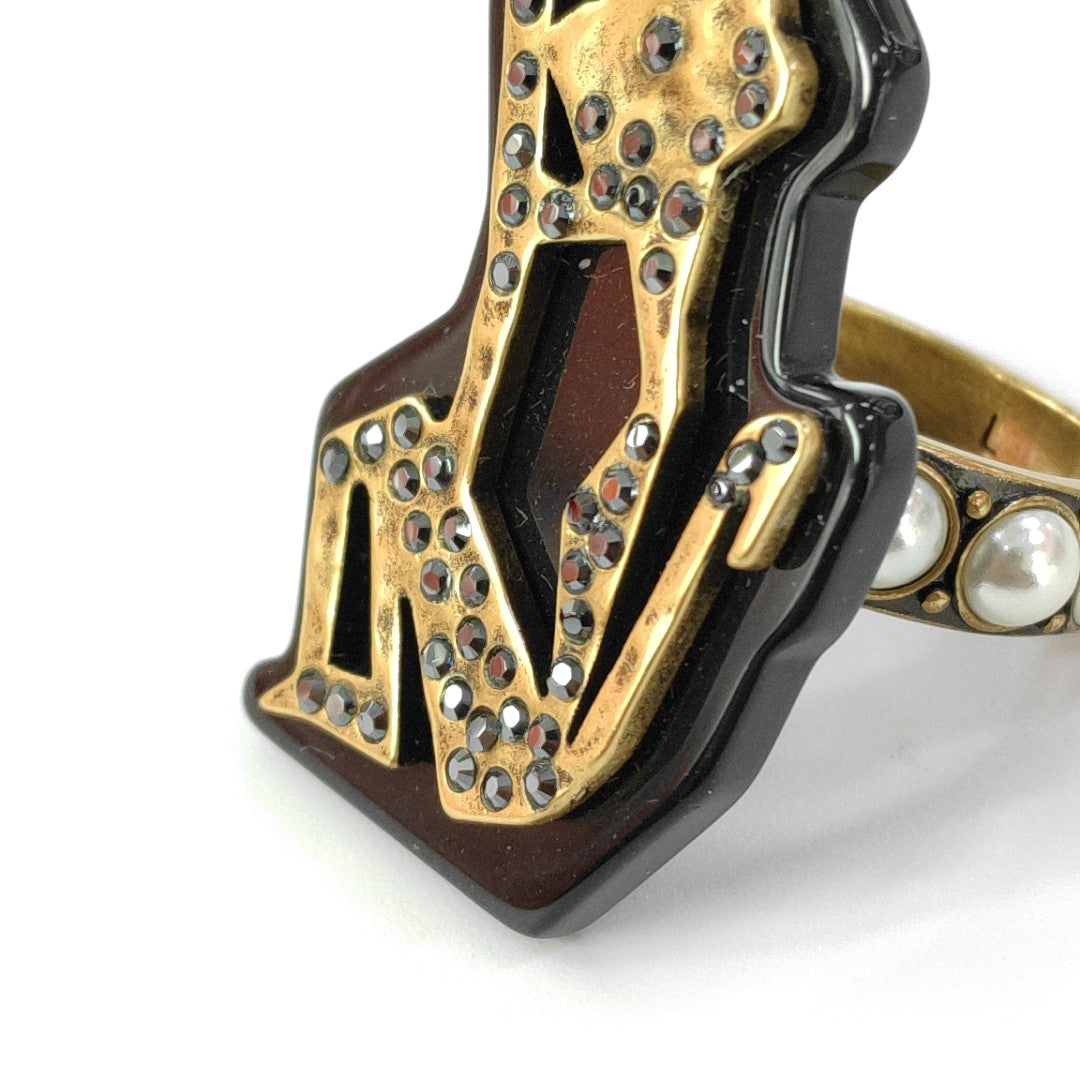 Metal Gold Ring EU 54