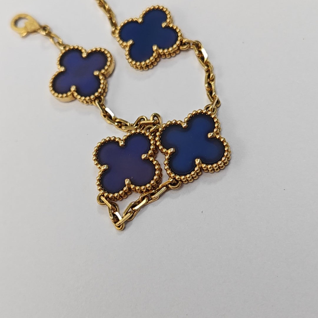 Vintage Alhambra 18k Gold Bracelet
