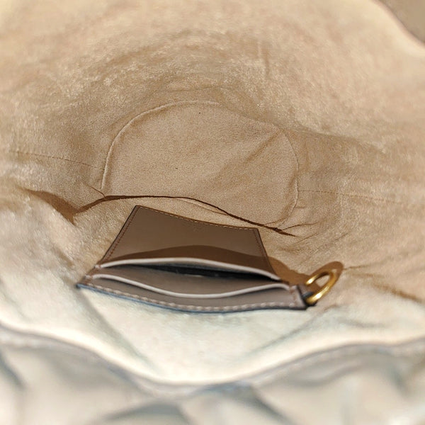 GG Marmont Mini Quilted Calfskin Beige