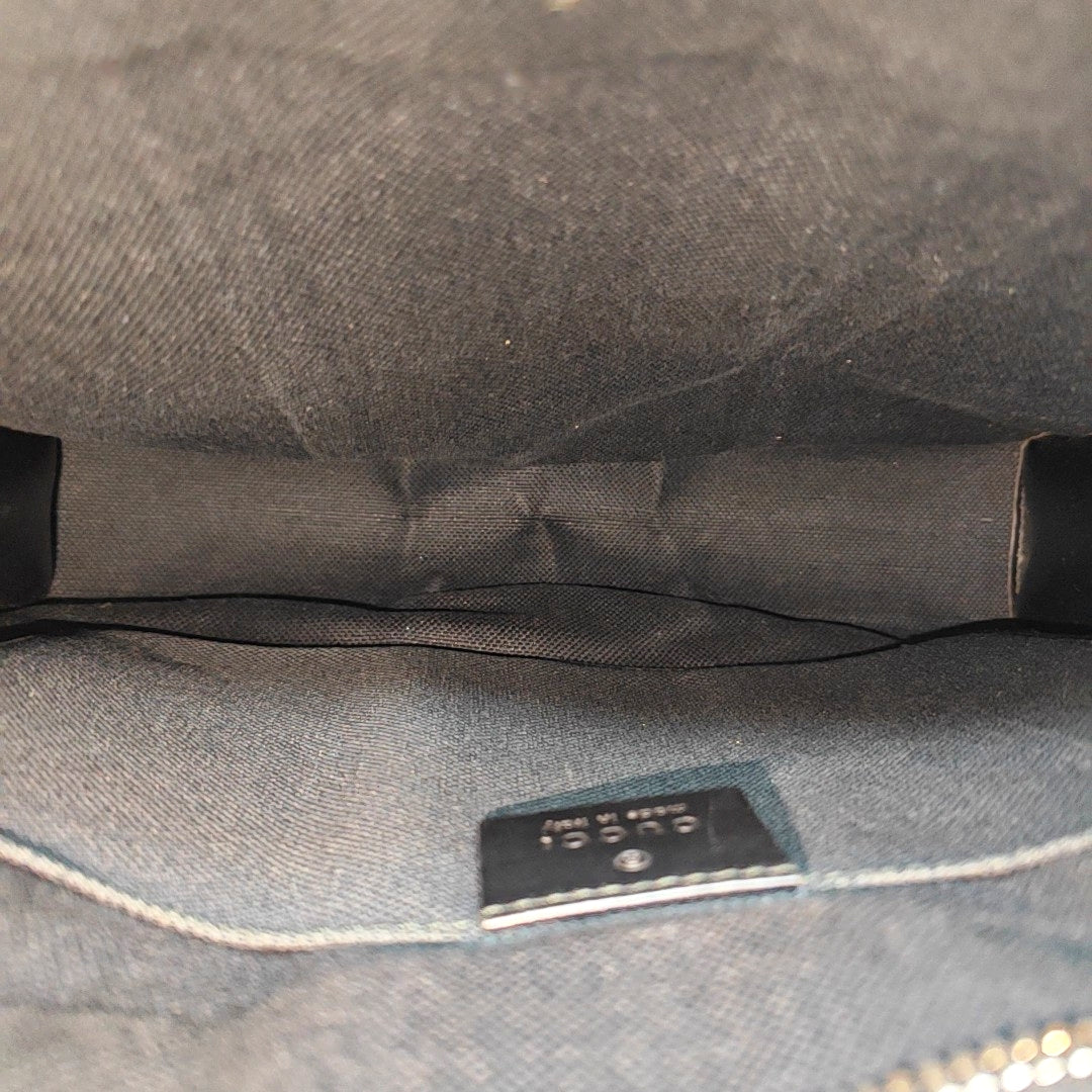 GG Supreme Monogram Coated Canvas Gray