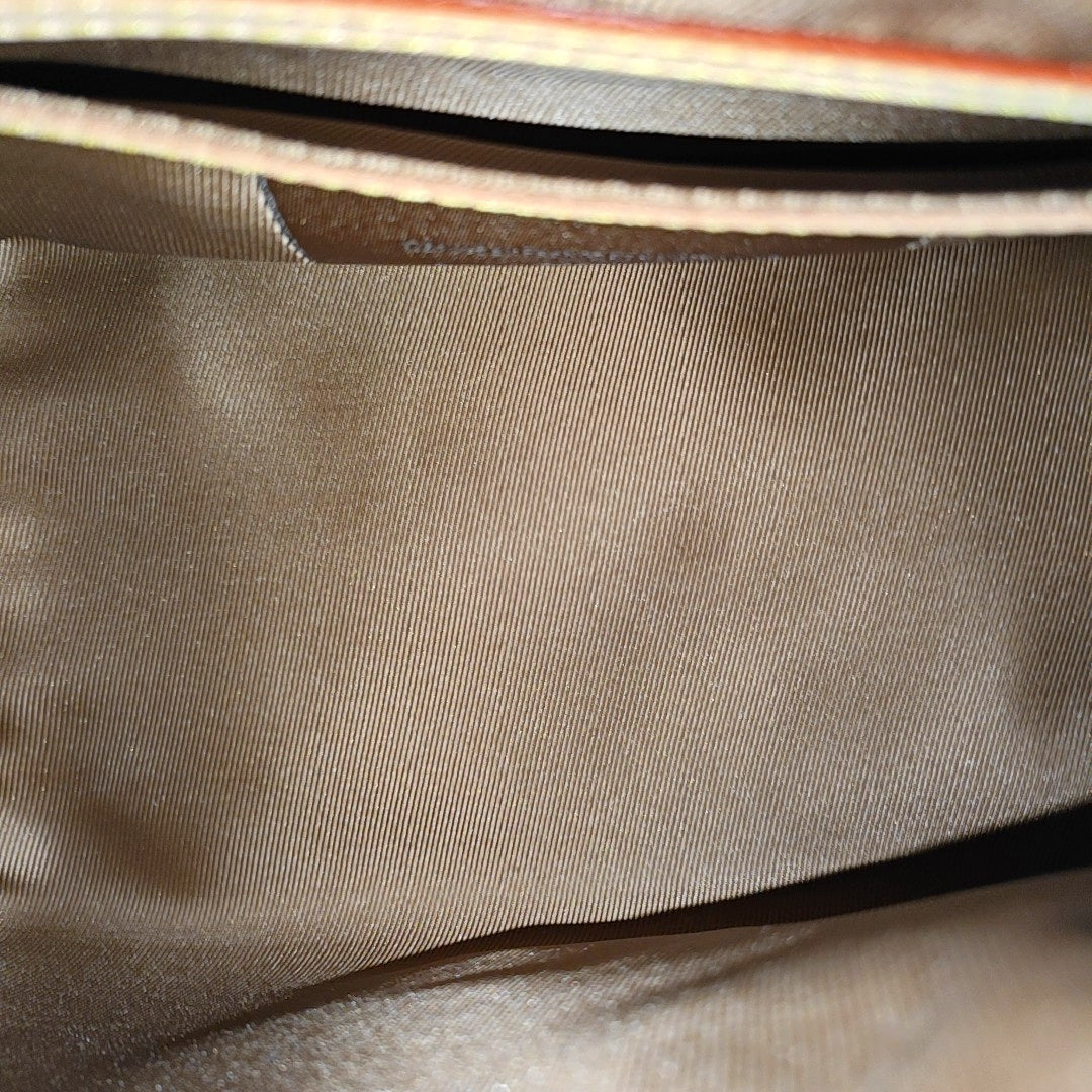 FLEUR DE JAIS Monogram Coated Canvas Brown