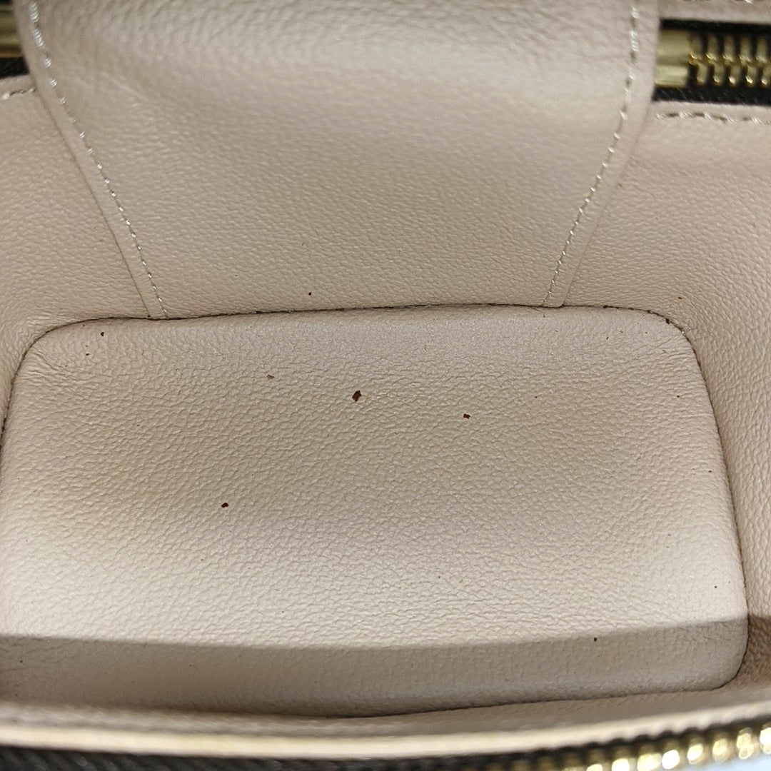 NICE Super Mini Monogram Coated Canvas Brown