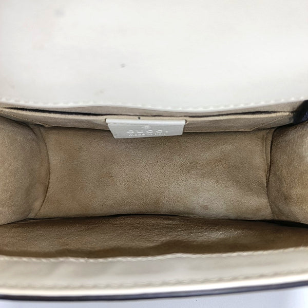 Sylvie Mini Calfskin White