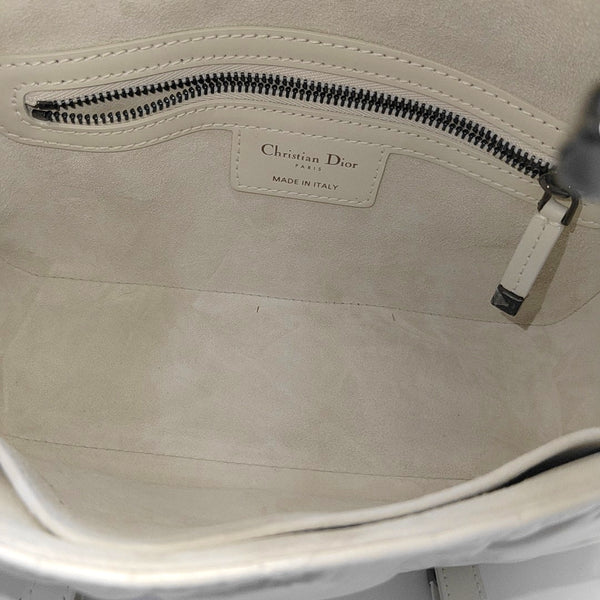 Diorcamp Small Cannage Calfskin White