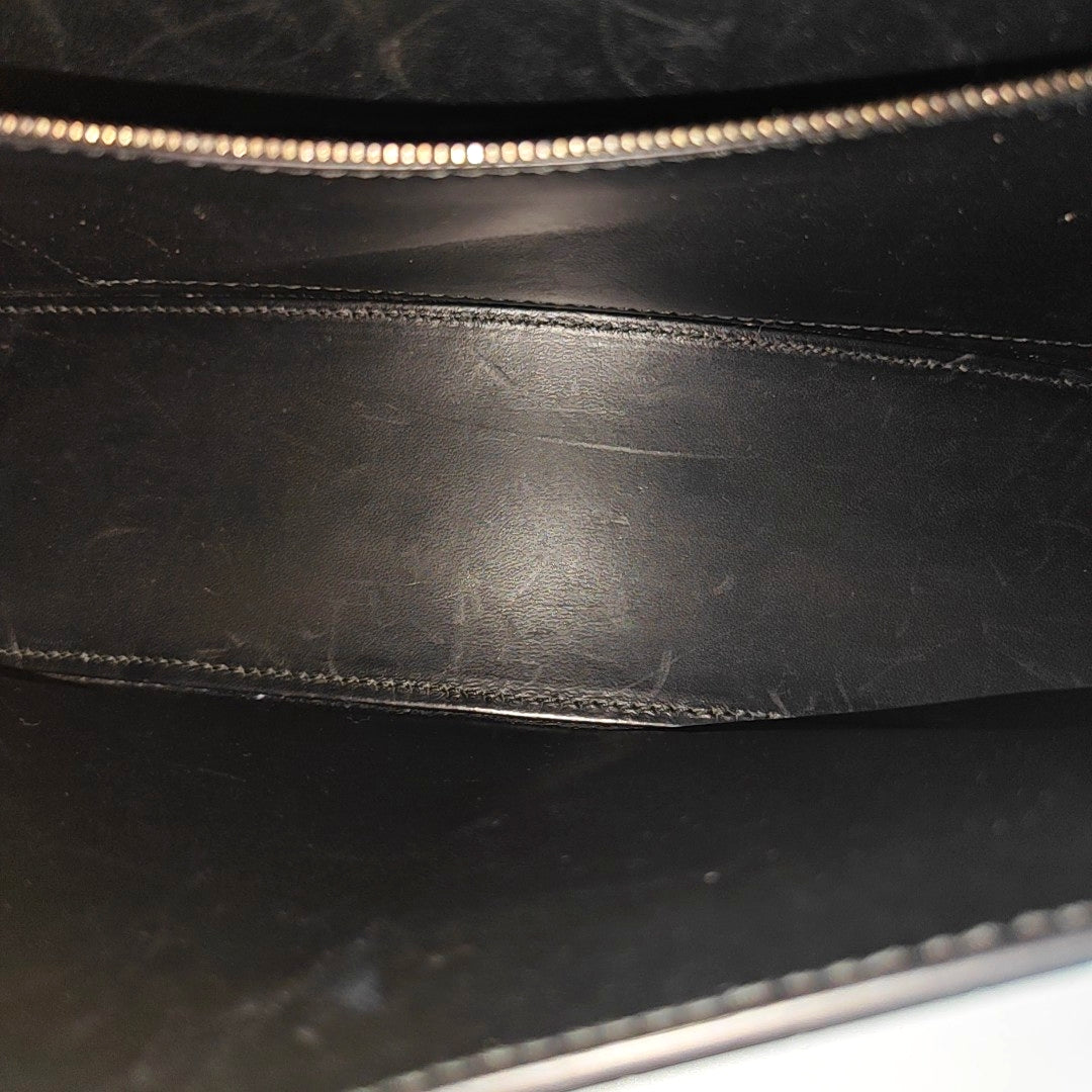 Hourglass Small Calfskin Black