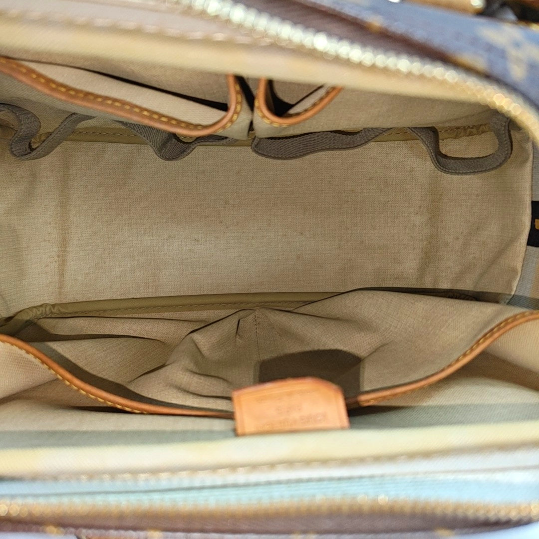 DEAUVILLE GM Monogram Coated Canvas Brown