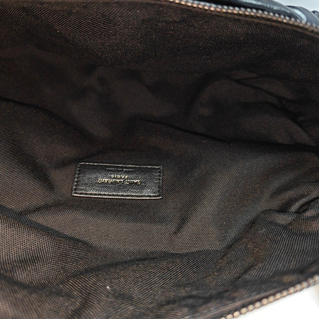 Calfskin Belt Bag Black