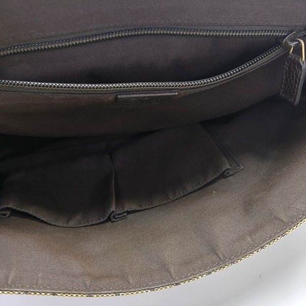 Monogram Coated Canvas Crossbody Bag Beige