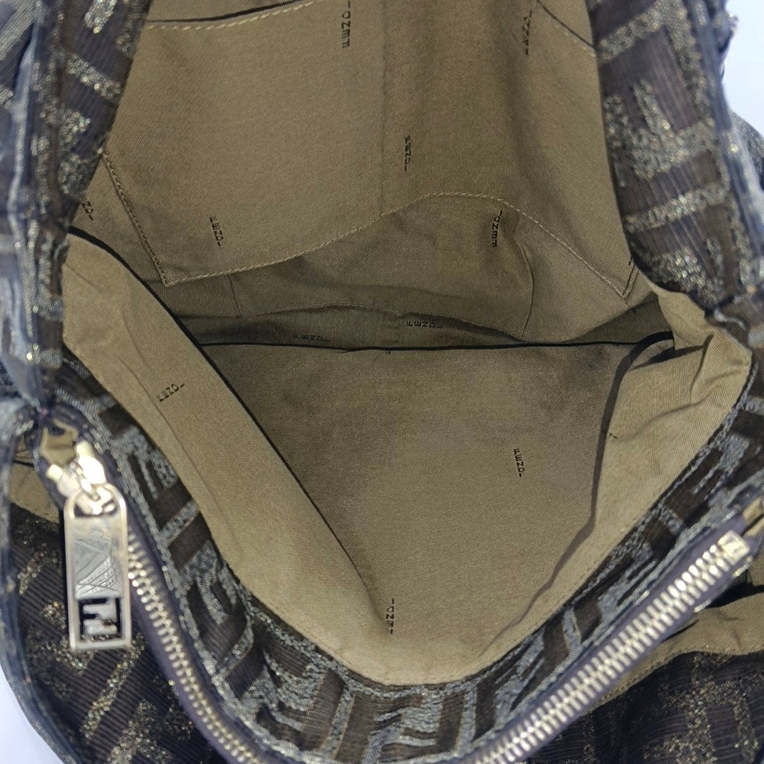 Coated Canvas Top Handle Bag Multicolor