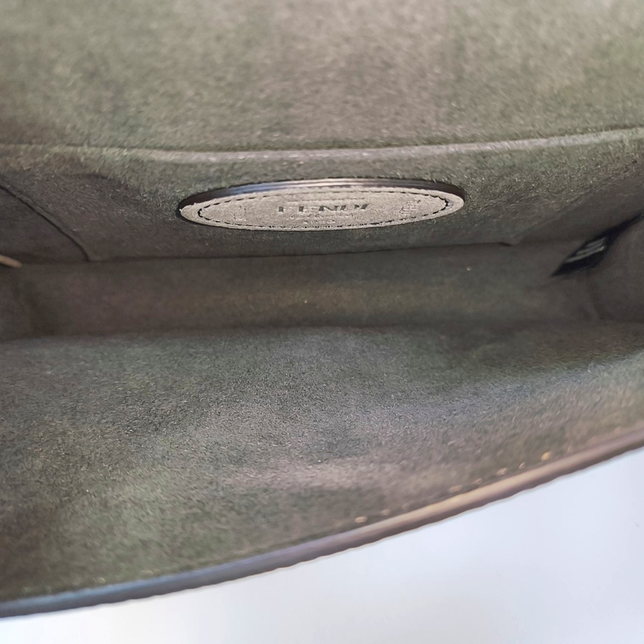 Calfskin Shoulder Bag Gray